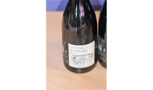 3 flessen à 75cl rode wijn CHATEAU DE MUNIERE, 2014